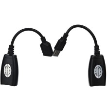 Адаптер-удлинитель/ Адаптер-удлинитель USB-AMAF/RJ45, по витой паре до 45m , VCOM <CU824>