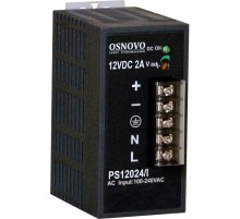 Блок питания/ OSNOVO Промышленный блок питания. DC12V, 2A (24W). Диапазон входных напряжений: AC195-265V