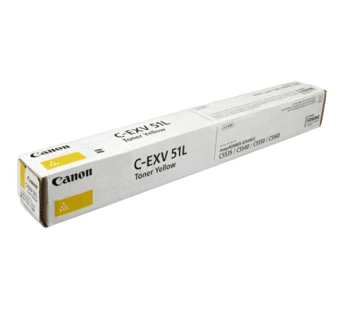 Тонер/ C-EXV 51L YELLOW Тонер/ C-EXV 51L YELLOW