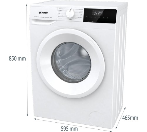 Стиральные машины GORENJE/ Максимальная загрузка (хлопок), кг: 6, Максимальное количество оборотов отжима, об./мин.: 1000, функция пара, инвертерный мотор, Количество программ, шт: 15, Габаритные размеры (ВxШxГ), см: 85 х 59.5 х 43.5 Стиральные машины GORENJE/ Максимальная загрузка (хлопок), кг: 6, Максимальное количество оборотов отжима, об./мин.: 1000, функция пара, инвертерный мотор, Количество программ, шт: 15, Габаритные размеры (ВxШxГ), см: 85 х 59.5 х 43.5