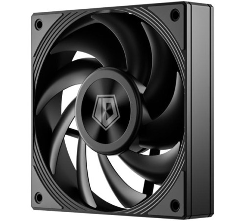 Вентилятор для корпуса ID-COOLING DF-125-K 120x120x25мм (60шт./кор, PWM, черный, 0-2150об/мин)  BOX
