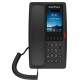 Отельный SIP-Телефон Fanvil H6W, 2 SIP-акк., 3.5", 320x480 Цвет. экран, POE, БП в комп., 1x100 Mbps, Wi-Fi 6, Чёрный, 5 прог. клав.