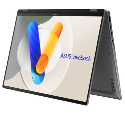 Ноутбук ASUS Vivobook 16 Flip TP3607SH-RJ043W Intel Core Ultra 7  258V 32GB/LPDDR5X 32GB/1TB SSD /Nvidia RTX 5050 (8GB GDDR7)16" OLED WQXGA+  TOUCH 120HZ /Win 11 Home/Gray/Stylus/1.68 kg