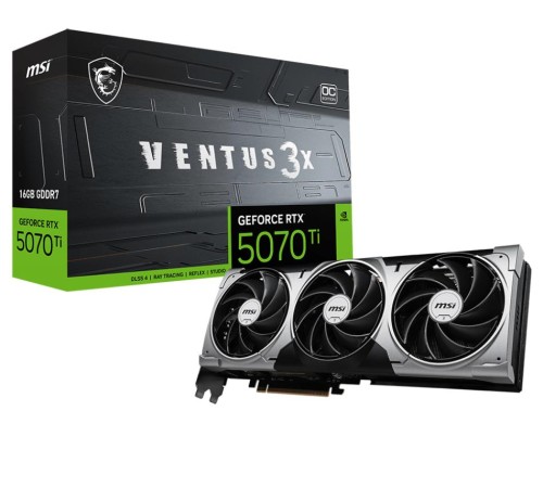 Видеокарта GeForce RTX 5070 Ti 16G VENTUS 3X OC
