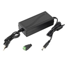 8837 Mollusk-VR 12/5 источник питания 12В, 5А. Сетевой диапазон 110-245В провод с вилкой