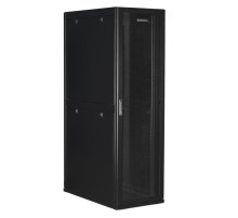 Серверный шкаф SMARTWATT Серверный шкаф Rack S-Series 42U 600x1070мм, двери с перфорацией, боковые панели 4шт и ролики в комплекте, черный (4512020620015)