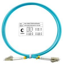 Шнур оптический duplex LC-LC 50/125 mm OM3 0,5м LSZH Cabeus FOP-50-LC-LC-0,5m Шнур оптический duplex LC-LC 50/125 mm OM3 0,5м LSZH