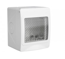 Коробка для настенного монтажа "Avanti", IP55, серая, 2 модуля