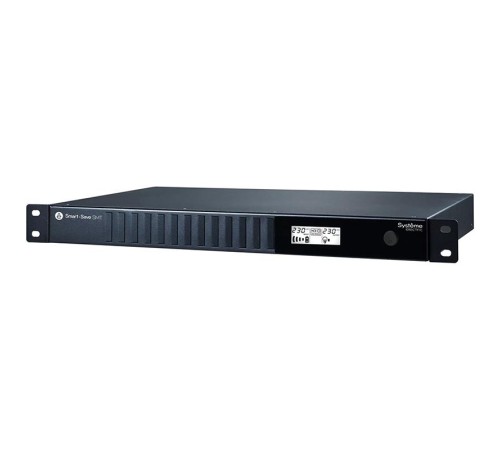 ИБП Systeme Electric Smart-Save SMT 750 ВА, монтаж в стойку 1U, 230 В, 4 розетки IEC C13, SmartSlot, AVR, LCD, USB HID