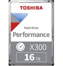 Жесткий диск/ HDD Toshiba X300 SATA3 16Tb 3.5" 7200 512Mb 1 year warranty
