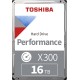 Жесткий диск/ HDD Toshiba X300 SATA3 16Tb 3.5" 7200 512Mb 1 year warranty