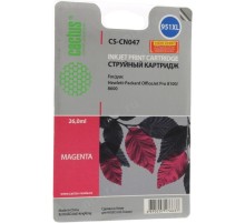 -/ Картридж струйный Cactus CS-CN047 №951XL пурпурный (26мл) для HP DJ Pro 8100/8600