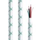 Greenconnect Кабель 2А 0.5m USB 2.0, AM/microB 5pin, бело-зеленый, белые коннекторы, 28/24 AWG, поддержка функции быстрой зарядки, GCR-UA9MCB3-BD-0.5m, морозостойкий.