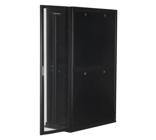Серверный шкаф SMARTWATT Серверный шкаф Rack S-Series 42U 600x1200мм, двери с перфорацией, боковые панели 4шт и ролики в комплекте, черный (4512020620014)