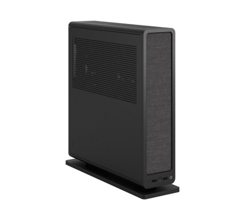 Корпус без блока питания/ Case Fractal Design Ridge, 2x140mm, 2xUSB-A 3.2 + 1xUSB 3.2 Type-C, SFX PSU Support, mITX Black