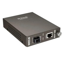 Конвертор/ 1000Base-T to 1000Base-LX (up to 15 km, SC) Single Fiber Bi-Direction Media Converter