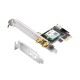 Адаптер Wi-Fi/ 3000Mbps Wi-Fi 6 / Bluetooth 5.0 PCI Express Adapter, Intel AX200 module, 2T2R, 2402Mbps at 5GHz + 574Mbps at 2.4GHz, 802.11ax/ac/a/b/g/n, 2 detachable antennas, Ver 1.0