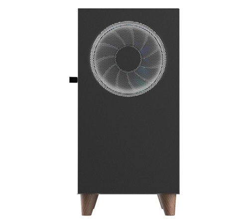 Корпус без блока питания/ Case WIZMAX EM1, Mini-Tower, TG, 1x160mm + 1x120mm LED, 1xUSB-A 3.0 + 2xUSB-A 2.0, mATX, mITX, Woofer Black Корпус без блока питания/ Case WIZMAX EM1, Mini-Tower, TG, 1x160mm + 1x120mm LED, 1xUSB-A 3.0 + 2xUSB-A 2.0, mATX, mITX, Woofer Black