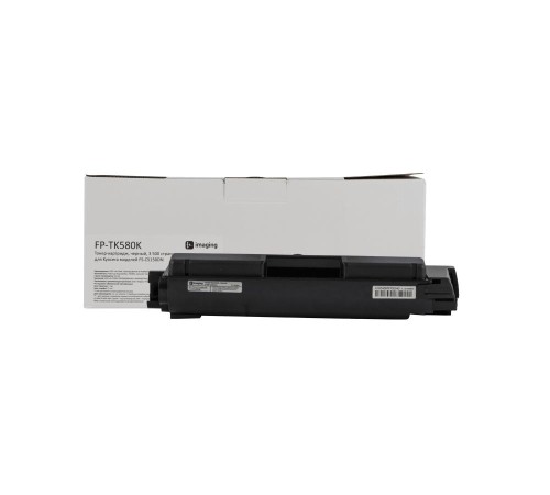 Тонер-картридж F+ imaging, черный, 3 500 страниц, для Kyocera моделей FS-C5150DN (аналог TK-580K /1T02KT0NL0), FP-TK580K (Вскрытая упаковка)