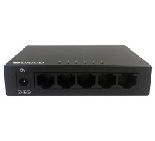 Коммутатор ORIGO Неуправляемый коммутатор, 5x1000Base-T, корпус металл