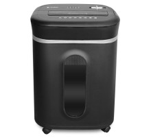 Уничтожитель документов ГЕЛЕОС УМ28-5, DIN P-5 (5 ур-нь секр.), фрагмент 1,9х12мм, 14 лист (70г/м2), CD/пл.карты/скрепки/скобы, 28 литров