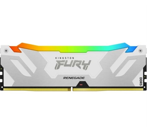 Оперативная память Kingston 16GB 8000MT/s DDR5 CL38 DIMM FURY Renegade RGB White XMP