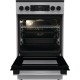 Плита Gorenje/ Плита Gorenje, полезный объем 70 л, эргономичные переключатели, сенсорный программатор IconLED, эмаль SilverMatte, очистка паром, индикатор остаточного тепла для каждой конфорки, телескопические направляющие, дверца CompactDoor 2 стекла + 1