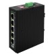 Коммутатор/ OSNOVO SW-70500-I Промышленный коммутатор Gb Ethernet на 5 портов, 5*10/100/1000Base-T, Встроенная грозозащита 6кВ, БП в комплект НЕ входит, монтаж на DIN-рейку (крепление в комплекте)