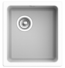 Кухонная мойка RIVELATO RIVELATO Мойка BERKANA 35 1-чаш 415*455, монтаж: универсальный, материал: кварц, цвет иней