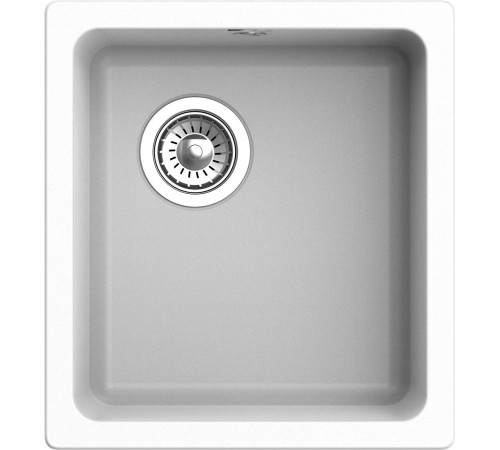 Кухонная мойка RIVELATO RIVELATO Мойка BERKANA 35 1-чаш 415*455, монтаж: универсальный, материал: кварц, цвет иней Кухонная мойка RIVELATO RIVELATO Мойка BERKANA 35 1-чаш 415*455, монтаж: универсальный, материал: кварц, цвет иней