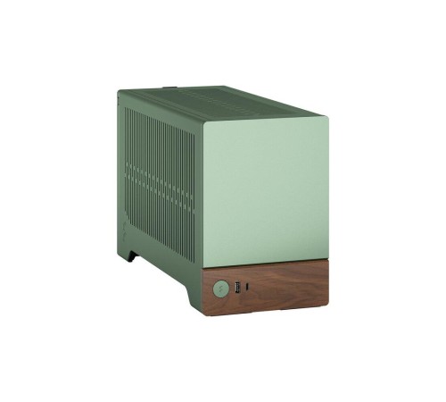Корпус без блока питания/ Case Fractal Design Terra, Mini-Tower, no fans, 1xUSB-A 3.0 + 1xUSB 3.2 Type-C, SFX PSU Support, mITX Jade