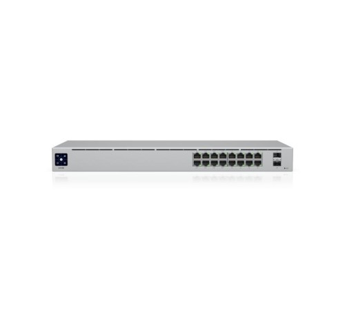 Коммутатор/ 16-port, Layer 2 PoE switch with a silent, fanless cooling system.42W total PoE availability