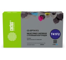 -/ Картридж струйный Cactus CS-EPT41F2 голубой (350мл) для Epson SureColor SC-T5400M/SC-T3405/SC-T5405