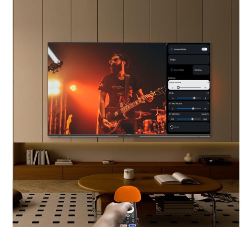 Телевизор ЖК 65'' Skyworth 65", Ultra HD, Mini LED, Matte Screen, 400Nit, Local Dimming Zone 160, Google TV, DVB-T2/C/S2, 2.1.2ch Sound (30W + 20W SUB) Dolby Atmos, 180° звуковое поле, 120Hz, Freesync Premium (AMD), Karaoke Mode, 3 HDMI, 2 USB, Digit