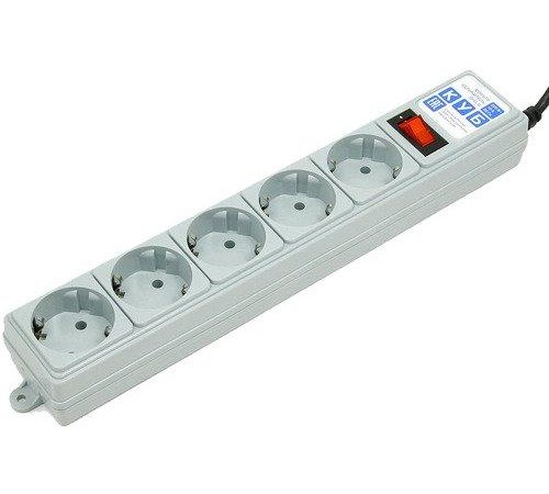 Фильтр-удлинитель Power Cube B 5.0 м 5 розеток (серый) 10А/2,2кВт/ Surge protector Power Cube B 5.0 m 5 outlets (gray) 10A / 2.2kW Фильтр-удлинитель Power Cube B 5.0 м 5 розеток (серый) 10А/2,2кВт/ Surge protector Power Cube B 5.0 m 5 outlets (gray) 10A / 2.2kW