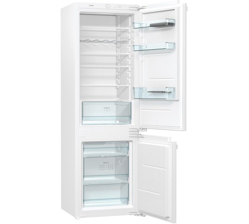 Встраиваемые холодильники GORENJE/ 177.2x54x54.5, объем камер 189+71 л, FrostLess, А+, морозильная камера снизу