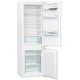 Встраиваемые холодильники GORENJE/ 177.2x54x54.5, объем камер 189+71 л, FrostLess, А+, морозильная камера снизу