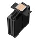 Кулер для процессора DEEPCOOL AG400 DIGITAL BK ARGB LGA1700/1200/115X/AM5/AM4 (9шт/кор, TDP 220W, PWM, ARGB Fan 120mm, 4 тепл. трубки, черный) RET (R-AG400-BKADMN-G-1)