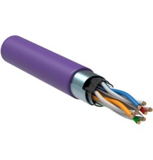 ITK Витая пара F/UTP кат.6 4х2х23AWG LSZH фиолетовый (305м)