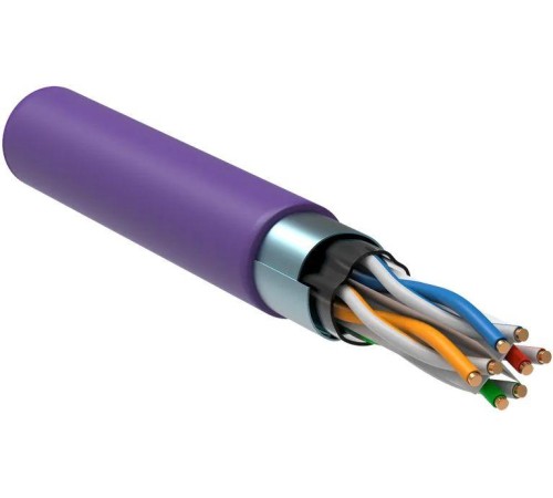 ITK Витая пара F/UTP кат.6 4х2х23AWG LSZH фиолетовый (305м)