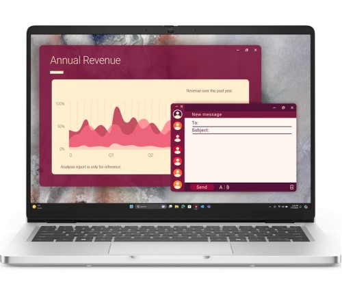 Ноутбук DELL 14 Pro  Ultra 5 235U vPro 14,0" FHD+ (1920 x 1200) IPS,AG,300 nit, 16GB DDR5 (1x16GB) 512GB SSD Intel  graphics,3cell,Backlit,FPR,2y,11 Home,Chinese,1,37kg,KB Eng/Rus