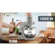 Кухонный комбайн Bosch/ Кухонный комбайн Bosch, мощность 1000 Вт, плавный пуск, 7 скоростей, импульсный режим, объем чаши 3.9 л, планетарное вращение, встроенные весы, встроенный таймер, крюк для теста, венчик для взбивания, венчик для замешивания, насад