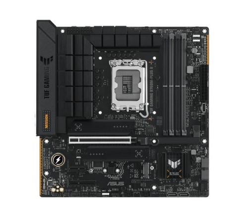 Материнская плата ASUS TUF GAMING B760M-PLUS II, LGA1700, B760, 4*DDR5, 4*SATA, 3*M.2, 3*USB 3.2, 4*USB 2.0, Type-C, 1*PCIx16, 1*PCIx4, 1*PCIx1, DP+HDMI, mATX; 90MB1HD0-M0EAY0
