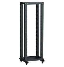 ITK LINEA F Стойка 2-рамная на рол. 42U 600х600мм черная