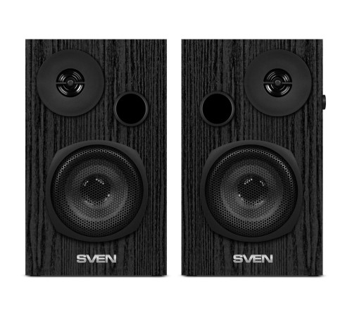 SVEN SPS-585, черный, акустическая система 2.0 (мощность 2x10 Вт (RMS)) SVEN SPS-585, черный, акустическая система 2.0 (мощность 2x10 Вт (RMS))