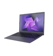 Ноутбук KVADRA NAU LE15T  15.6'' FHD(1920x1080) IPS/TOUCH/Intel Core i3 1215U 1.20GHz (Up to 4.40GHz) Hexa/8 GB/256GB SSD/Intel Iris Xe Graphics/WiFi/FHD Web Camera/SD/kvadraBIOS/56 Втч/10.0h/1,8 kg/DOS/1Y/Графит