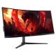 Монитор 34'' ACER Nitro XZ342CUV3bmiiphx,ZeroFrame,Curved 1500R Black,21:9,VA,3440x1440,1ms,400cd,180Hz,2xHDMI(2.0)+1xDP(1.4)+SPK+Audio out,Speakers 2Wx2,sync: FreeSync Premium,hdr: HDR 400,H.Adj.100