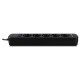 Фильтр SVEN SF-05LU 1,8 м (5 евро розеток,2*USB(2,4А)) черный, цветная коробка/ Surge protector SVEN SF-05LU 1,8 м (5 евро розеток,2*USB(2,4А)) черный, цветная коробка