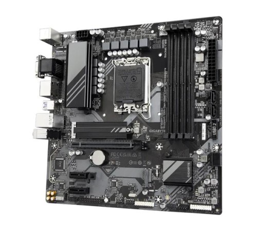 Материнская плата GIGABYTE B760M DS3H, LGA1700, B760, 4*DDR5, 4*SATA, 2*M.2, 3*USB 3.2, 2*USB 2.0, Type-C, 1*PCIx16, 2*PCIx1, D-Sub+HDMI+2*DP ,mATX