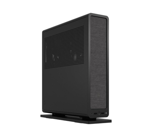 Корпус без блока питания/ Case Fractal Design Ridge, 2x140mm, 2xUSB-A 3.2 + 1xUSB 3.2 Type-C, SFX PSU Support, mITX Black